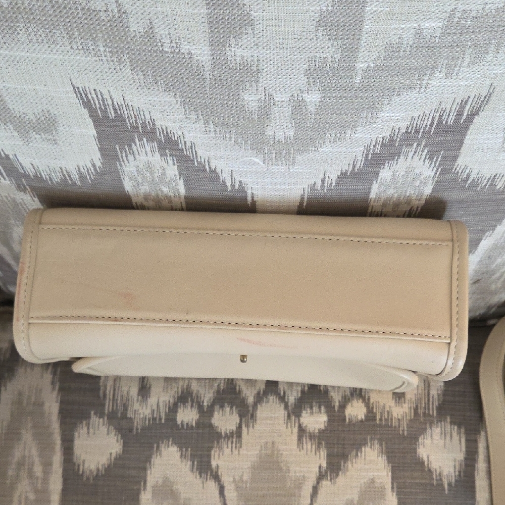Coach Cream Satchel with Gold Accents - Picture 9 of 9